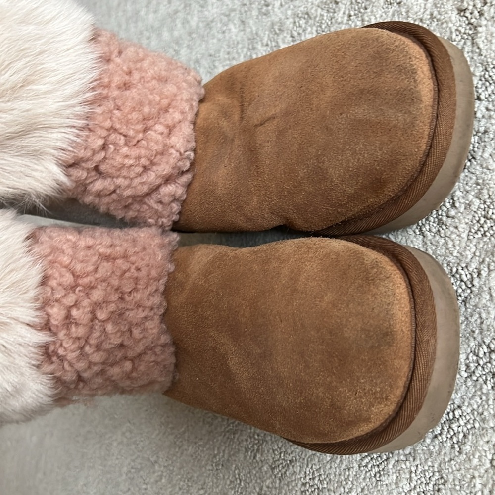 Ugg Women’s Size 9 Patchwork Chestnut Fluff - image 7